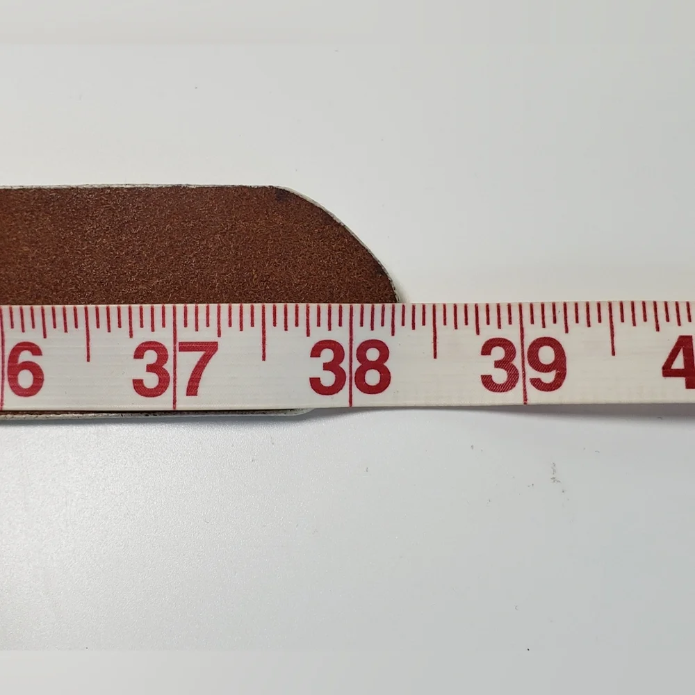 Paul Smith Off White Leather Belt with Anchor Buckle